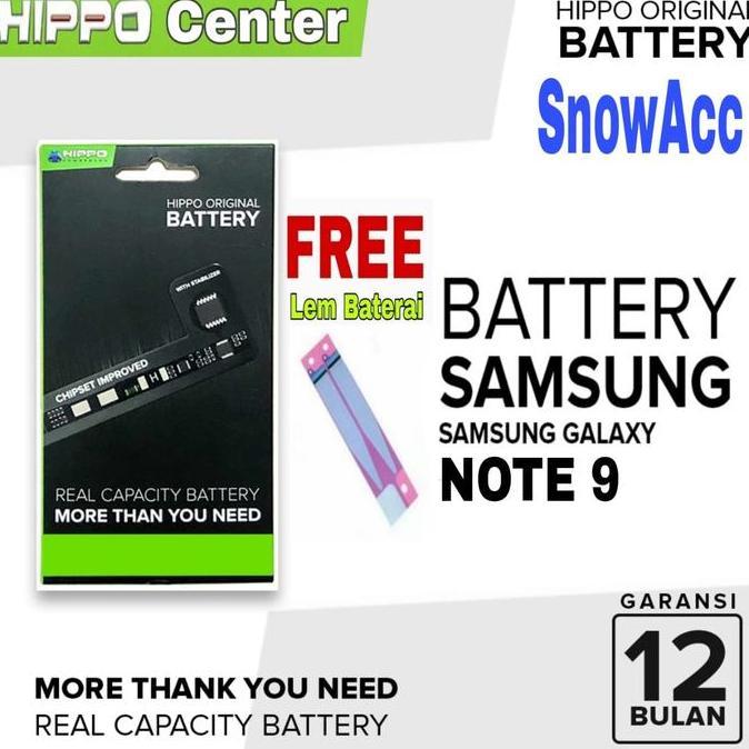 TERBARU - Hippo Baterai Compatible Samsung Note 9 Battery Samsung Galaxy Note 9 Batre Hippo