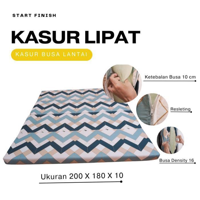 KASUR BUSA LIPAT 4 TEBAL 10cm UK. 200 x 180 x 10 / KASUR LIPAT / KASUR MATRAS Furniture