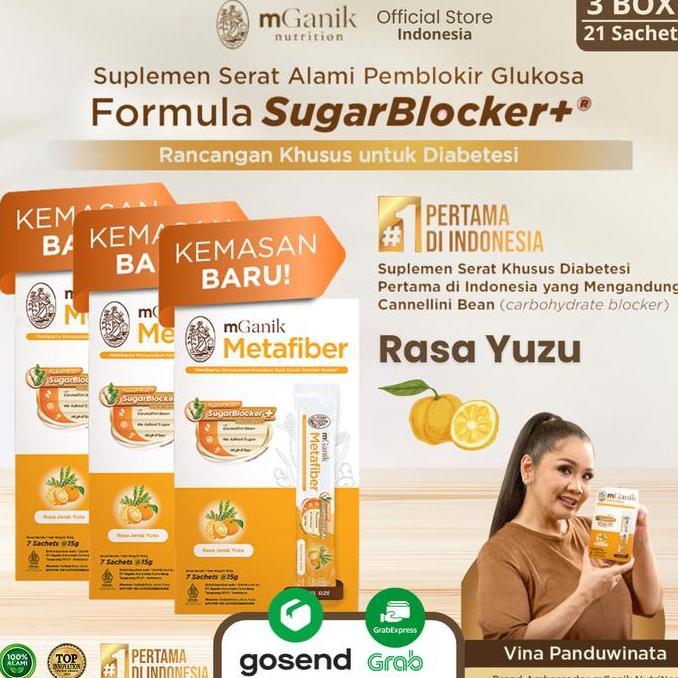 Eatstraight- Mganik Metafiber Yuzu 21 Sachet