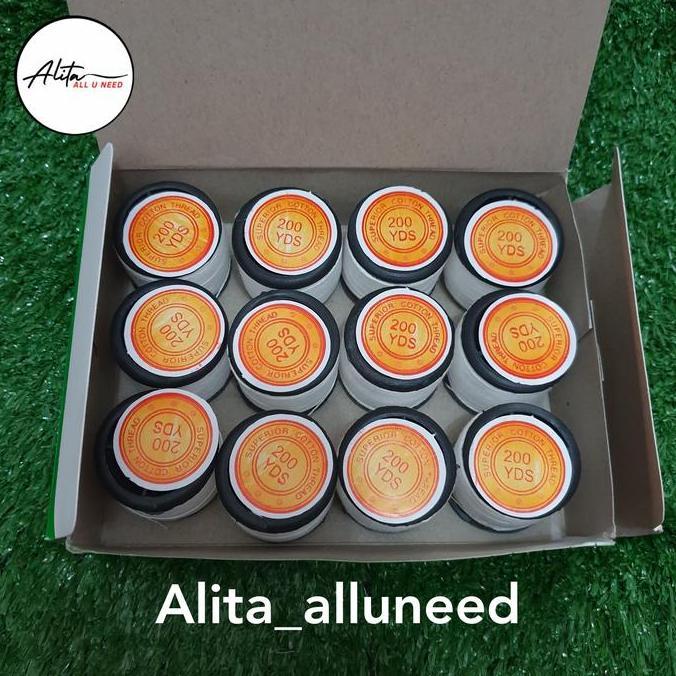 Benang Jahit Katun Flying Wheel