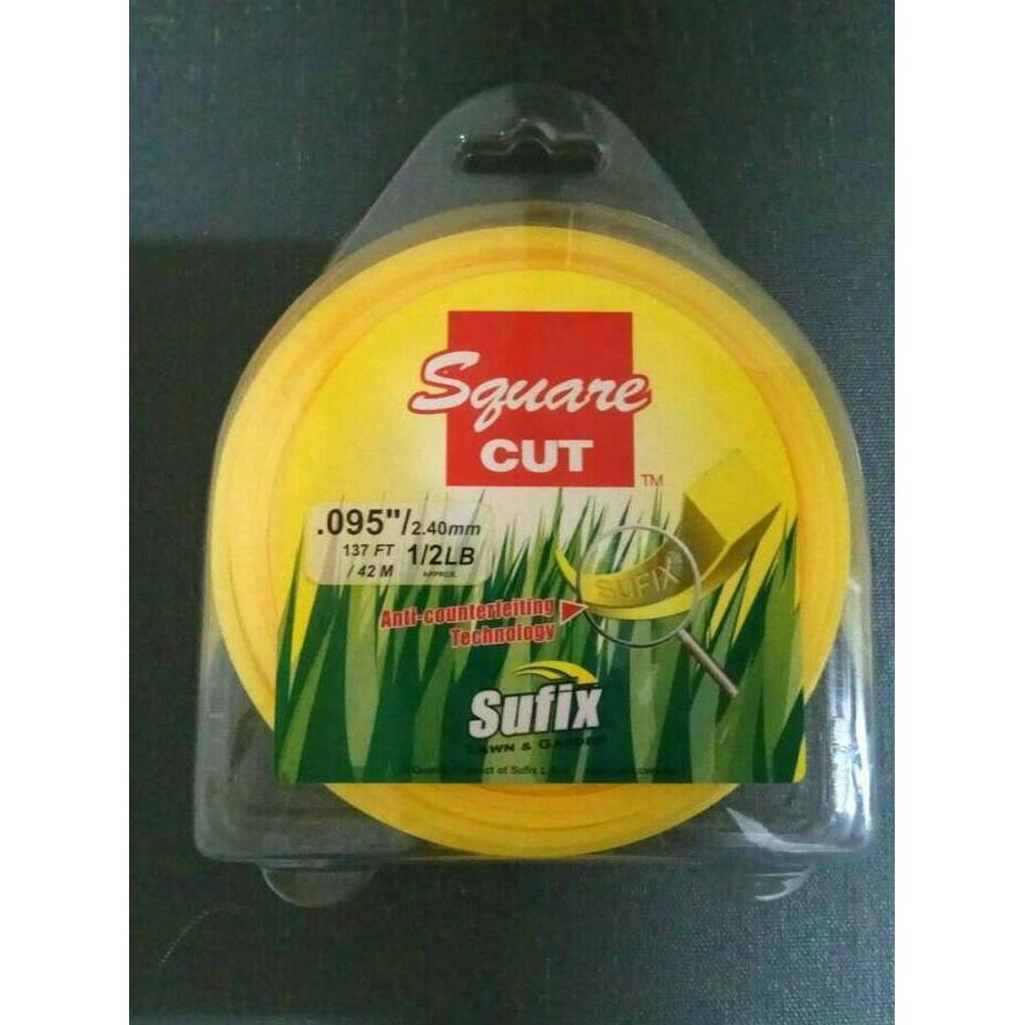 senar pemotong rumput meter sufix original - pisau senar pemotong rumput sufix