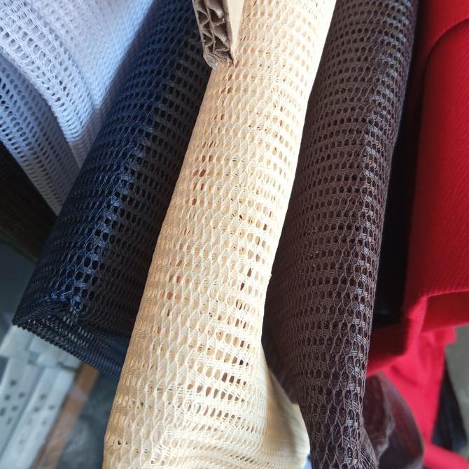 bahan kain jala jaring topi