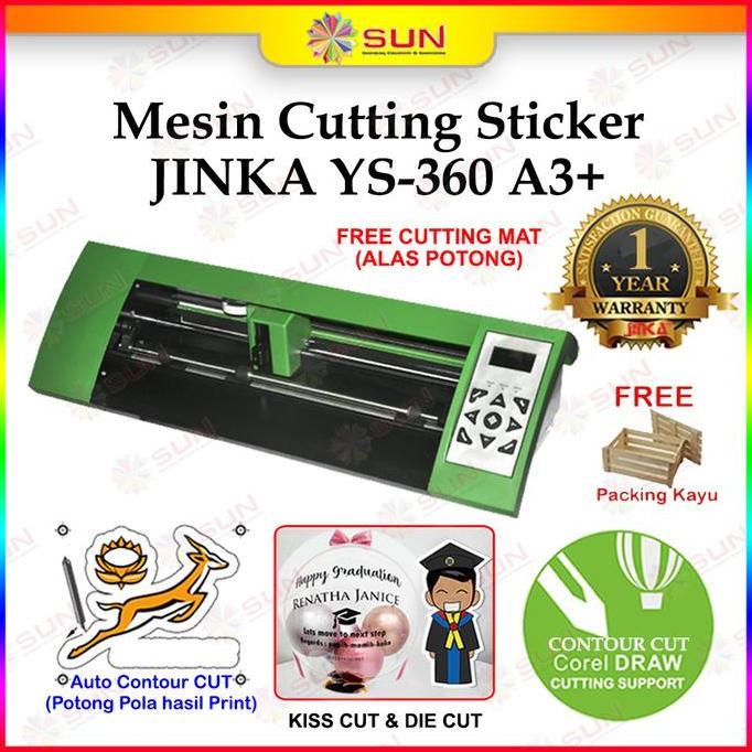 Oritatami- Mesin Cutting Sticker Jinka Ys-360 A3+ Corelldraw Auto Contour Cut