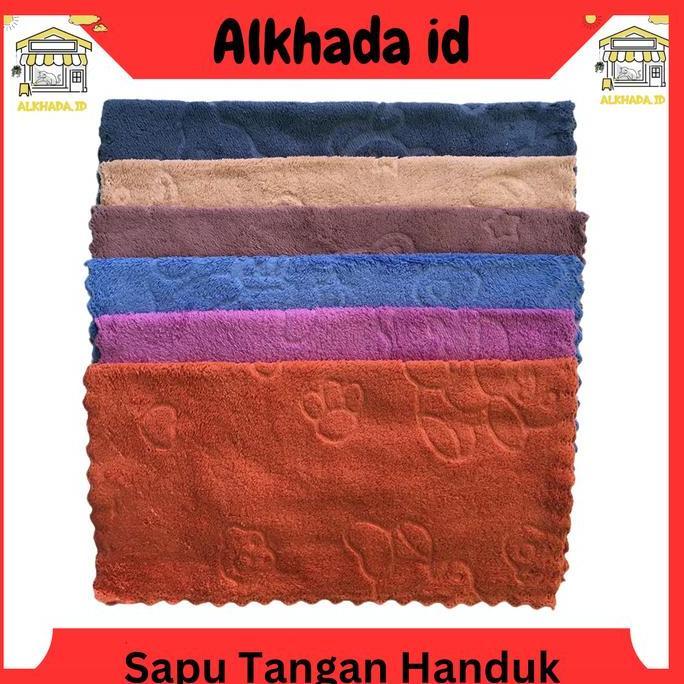 Shiyo- Grosir 6 Pcs Sapu Tangan Handuk Murah | Handuk Olahraga Polos Kecil Pria Wanita