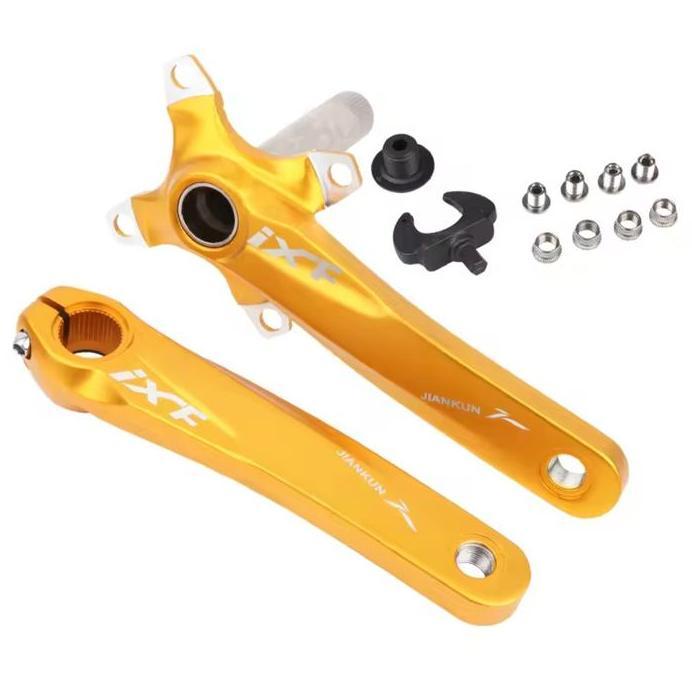 IXF Crankset BB HT2 BCD 104 Crank Arm Hollowtech 2 Sepeda MTB BMX