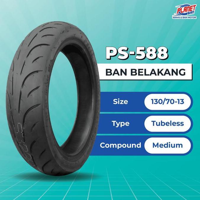 Sedia Sepasang Ban Nmax - Ban Motor Depan Belakang Nmax - Presa Ps-588 Ring 13 110/70 Dan 130/70 | O
