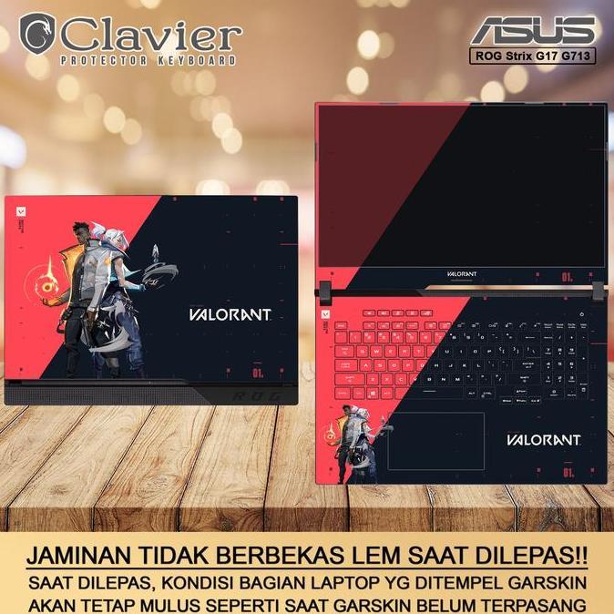 Cover Garskin Laptop Asus ROG G713 G713Q G713QC G713QM G713QR Bening