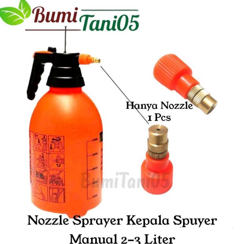 Bisa Cod Nozzle Sprayer Spuyer Manual 2-3 Liter Sparepart Semprotan Burung Tanaman ><