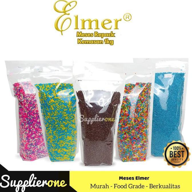 Eatstraight- Elmer Meses 1Kg / Meses Elmer / Meses Elmer Repack / Meses Cokelat