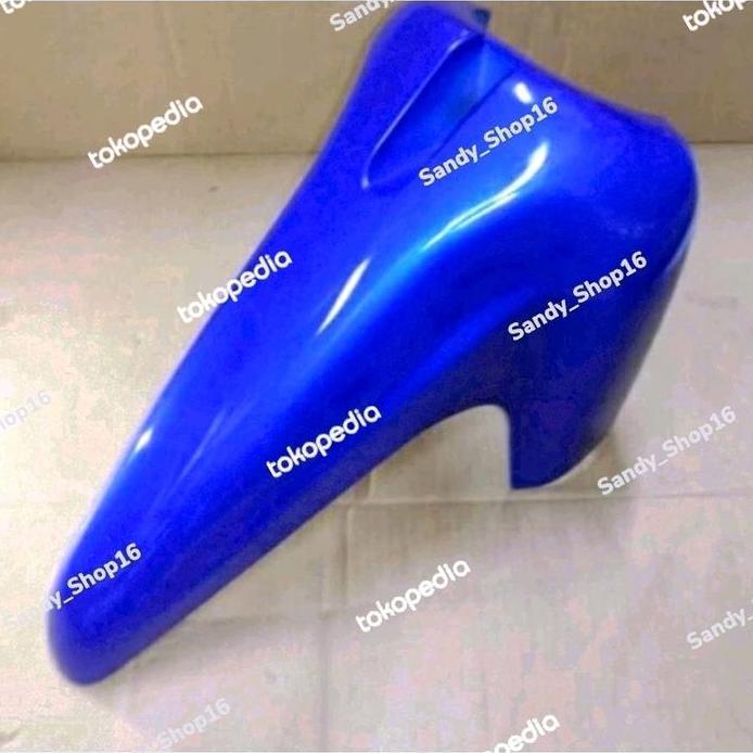 SPAKBOR DEPAN SMASH 110 LAMA BIRU