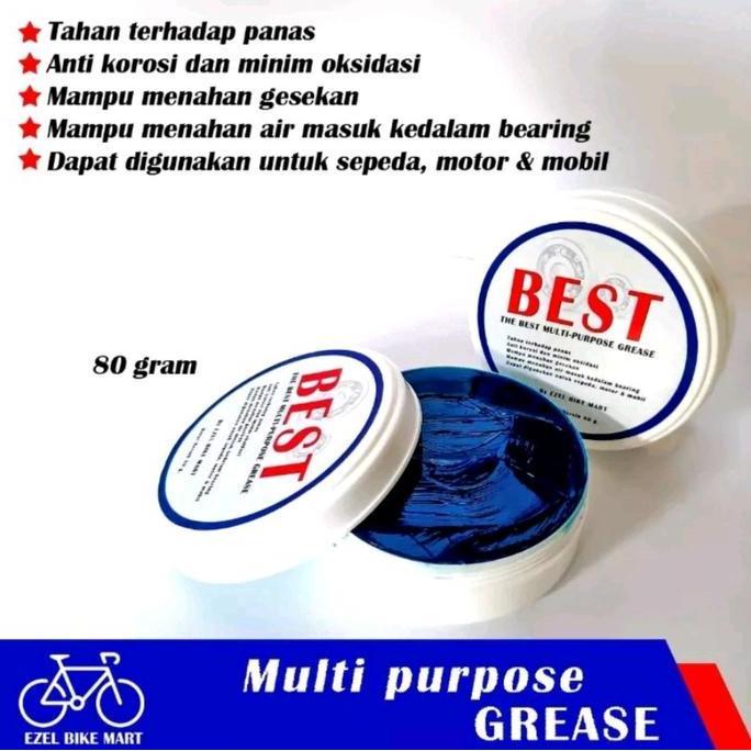 Ready Grease Sepeda BEST Grease Sepeda Warna Biru Gemuk Sepeda Stemped Sepeda Pelumas Sepeda