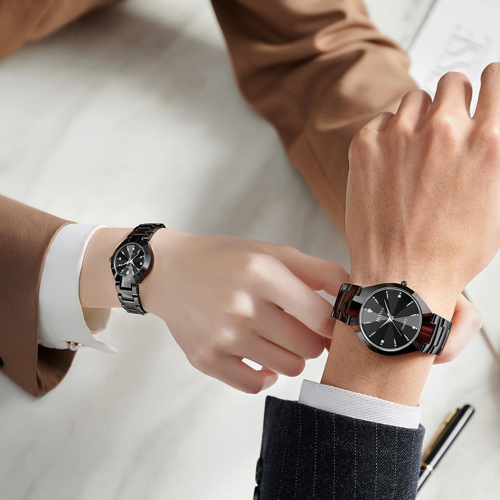 TERLARIS BIDEN Jam tangan Couple Anti Air Mode Santai Kuarsa jam tangan pria jam tangan wanita