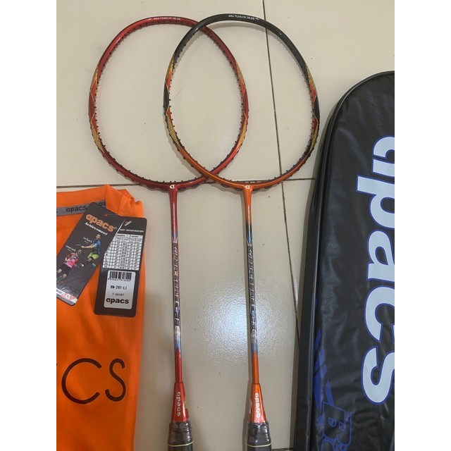 Raket Badminton Apacs Super Series 88 Komplit Tas+Senar+Grip+Kaos Original Bisa 38 Lbs