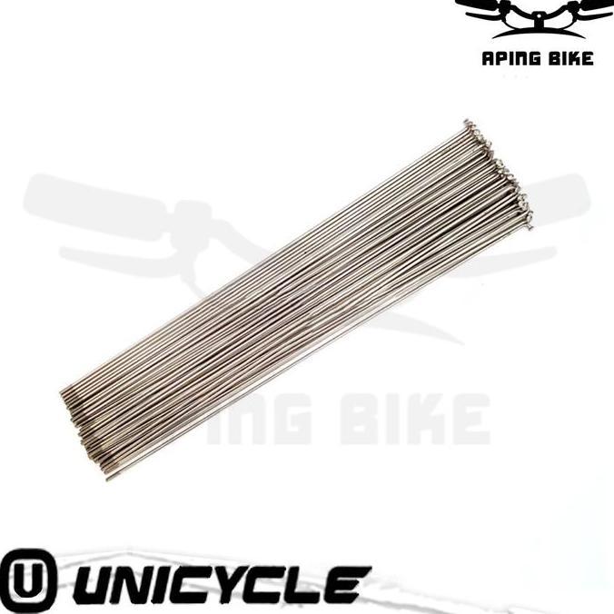 Ready Jari Jari Unicycle Sepeda 26" 14G x 262mm Chrome STAINLESS Ruji Spokes