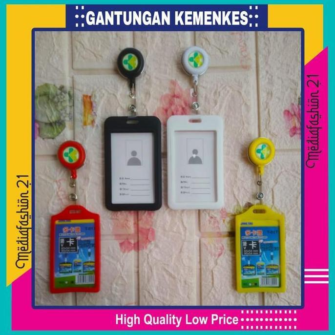 Ready GANTUNGAN YOYO ID CARD KEMENKES RI + VARIAN TEMPAT ID CARD