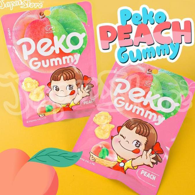 Fujiya Peko Peach Gummy Candy