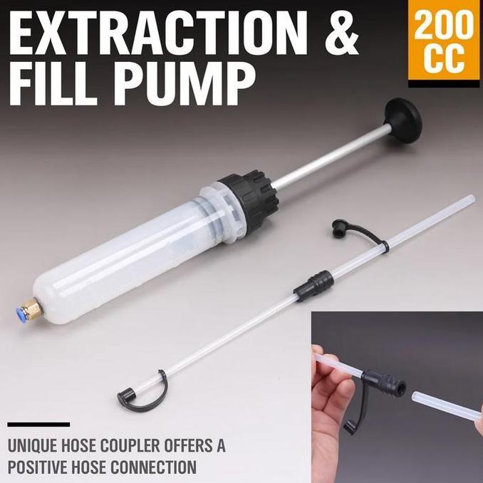 Pompa Tangan Transfer Oli Bensin Mobil Extractor 200Ml - Nc25