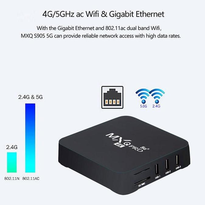 lavista_corp - set top box android 10 mxq pro kotak tv pemutar hd d9 pro tv internet kabel monitor l