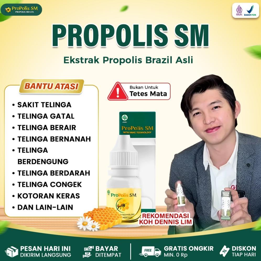READY 100% ASLI PROPOLIS SM - Obat Tetes Telinga Berair Dan Bau Telinga Herbal Tetes Telinga Anak De