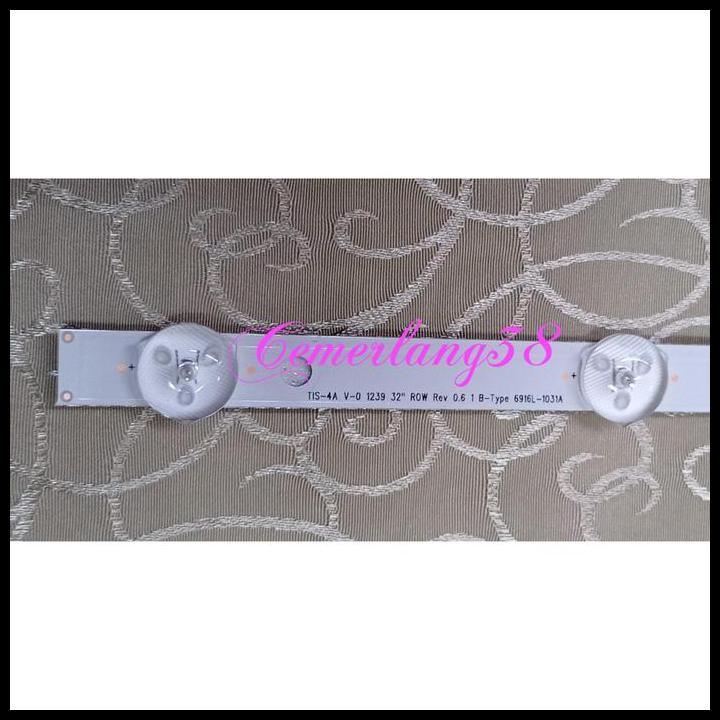 TERLARIS BACKLIGHT TV LED 9 KANCING 3V LAMPU LED BACKLIGHT TV 3V 9 MATA 3 VOLT 