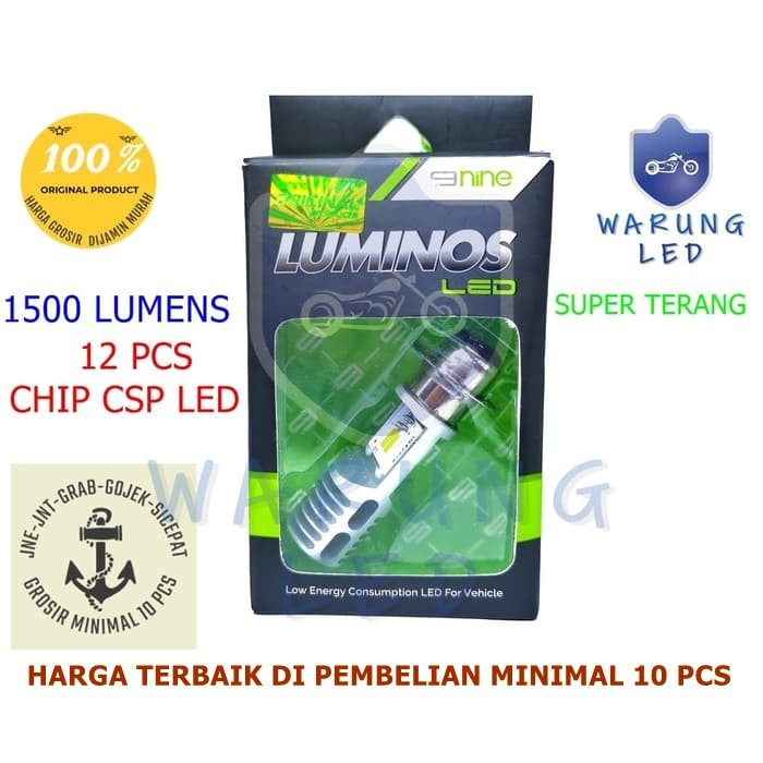 Lampu Led Motor Original Luminos Bebek Matik Beat Vario H6 Ac Dc