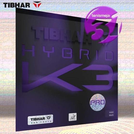 TERBARU - Tibhar HYBRID K3 PRO, karet bet pingpong