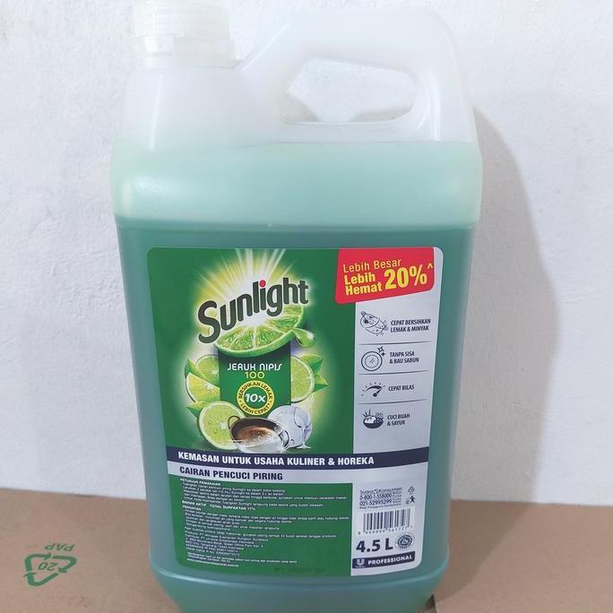 BEBAS ONGKIR - Sunlight 4.5liter jerigen Asli Sunlight