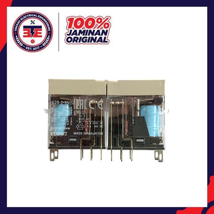 Omron G2R-2-Snd Relay 8 Kaki Original Omron 6V Dc 12V Dc 24V Dc 48V Dc Ready