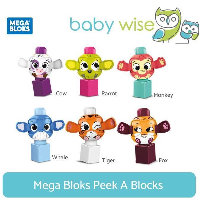 Mega Bloks Peek A Blocks - Mainan Edukasi Anak
