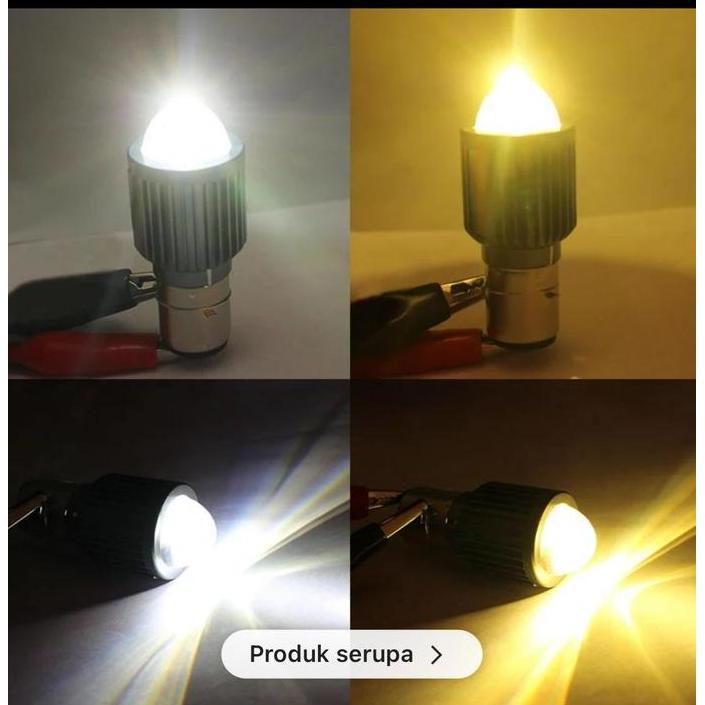 Bohlam Lampu Depan Led H4 Laser 2warna Suzuki Inazuma