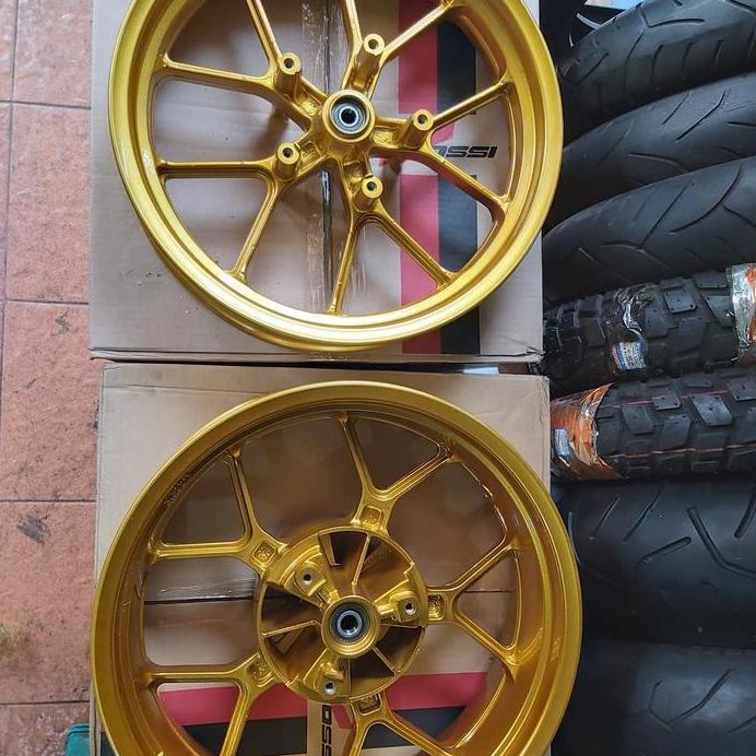 VELG VROSSI COBRA R25 / MT25 GOLD CANDY PAKET LENGKAP DOUBLE DISK