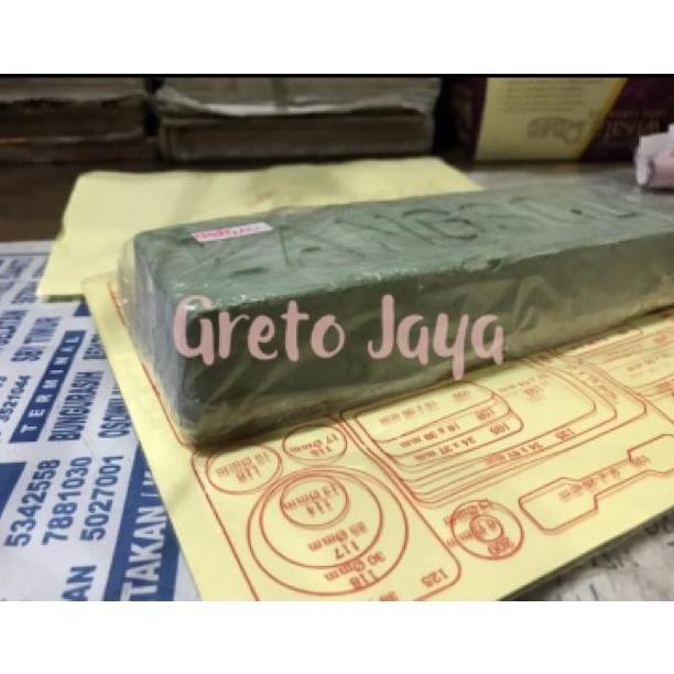 Promo Batu Poles Hijau / LANGSOL Asli / Obat Batu Poles ijo Stainless Steel Diskon