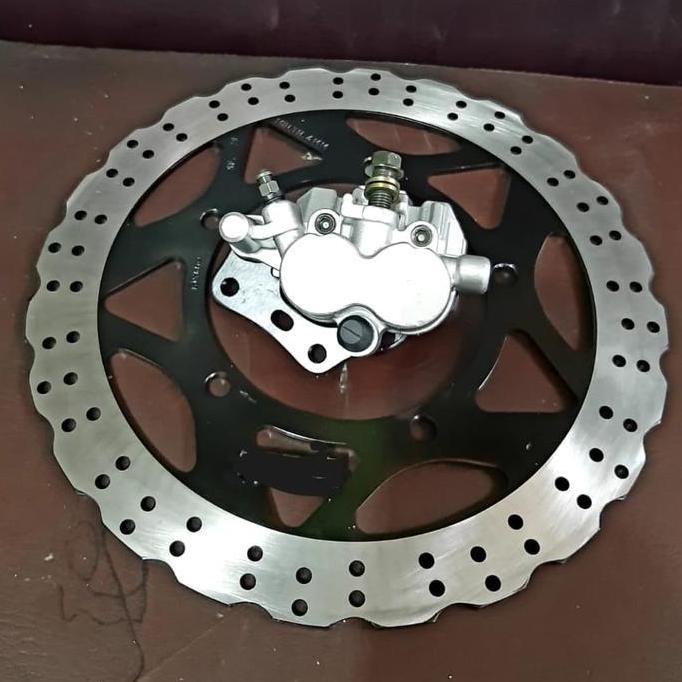 velg double disk set disk cakram + kaliper kiri ninja 250 fi termurah
