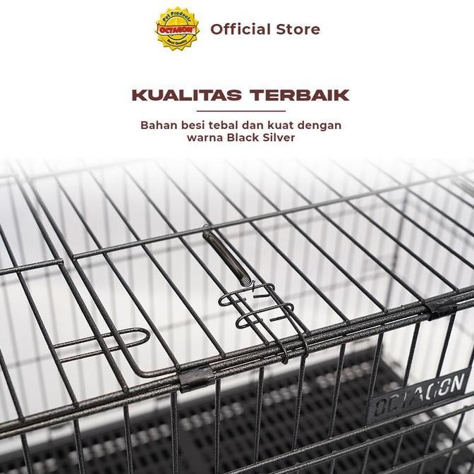 Sale Kandang Octagon - Kandang Lipat Premium | Kandang Besi Lipat | Kandang Hewan 2 Pintu