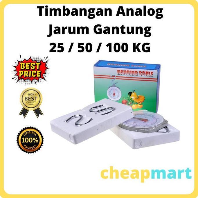 timbangan gantung analog / manual / timbangan laundry / ikan 50kg