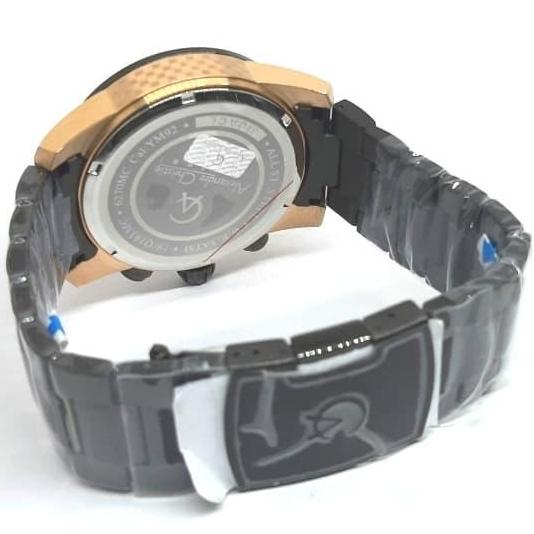ALEXANDRE CHRISTIE AC6270 AC 6270 BLACK ROSEGOLD STAINLESS STEEL
