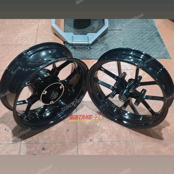 VELG VROSSI COBRA R25 / MT25 DOUBLE DISK DEPAN LEBAR