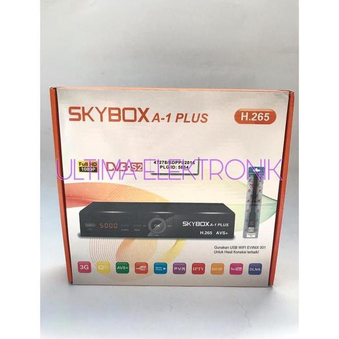 GRATIS ONGKIR - Receiver Skybox A1 Plus H265 HEVC
