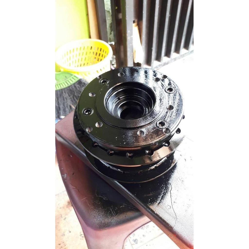 tromol ori scorpio custom double disk hitam