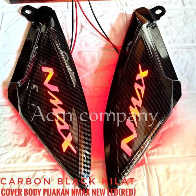Cover Tutup Pijakan body Samping Carbon Nmax New 2020 2021 - Zoro