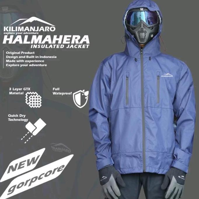 Jaket Gopcore Kilimanjaro Halmahera 3 Layer Waterproof - Jaket Goretex Kilimanjaro