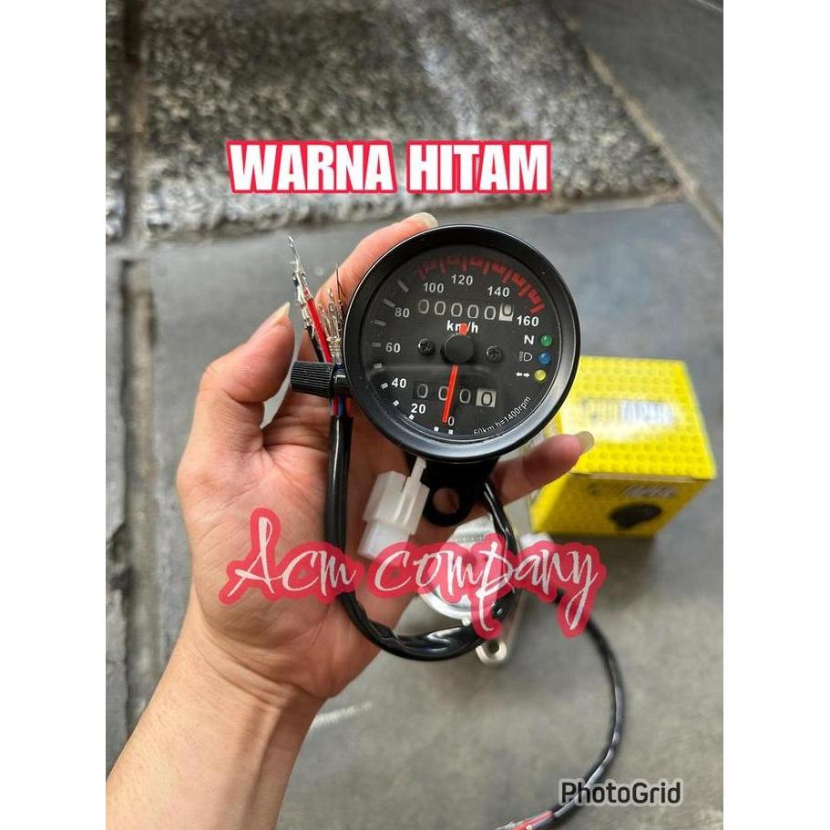 Speedometer Led Tabung Indikator Gear Odometer Kilometer Universal