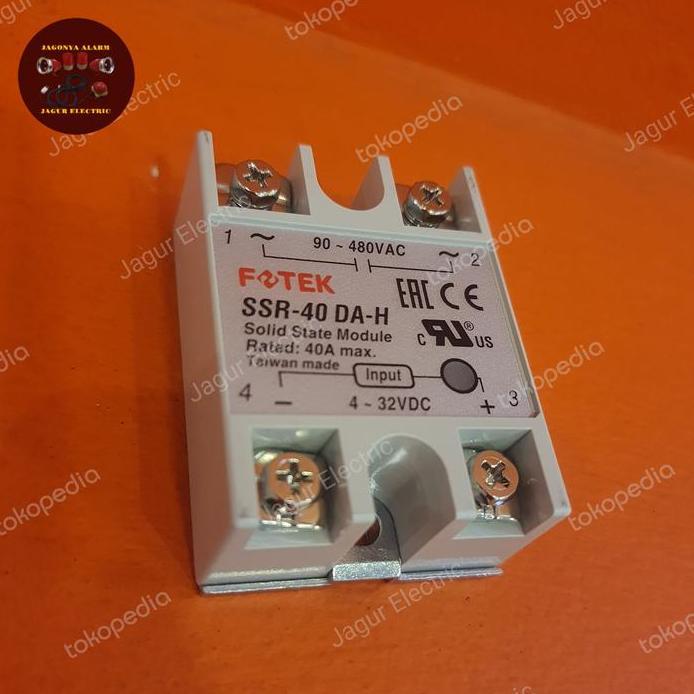 Ssr-40 Da-H/Ssr 40 Da-H /Solid State Relay 40 Da-H Fotek Original Promo