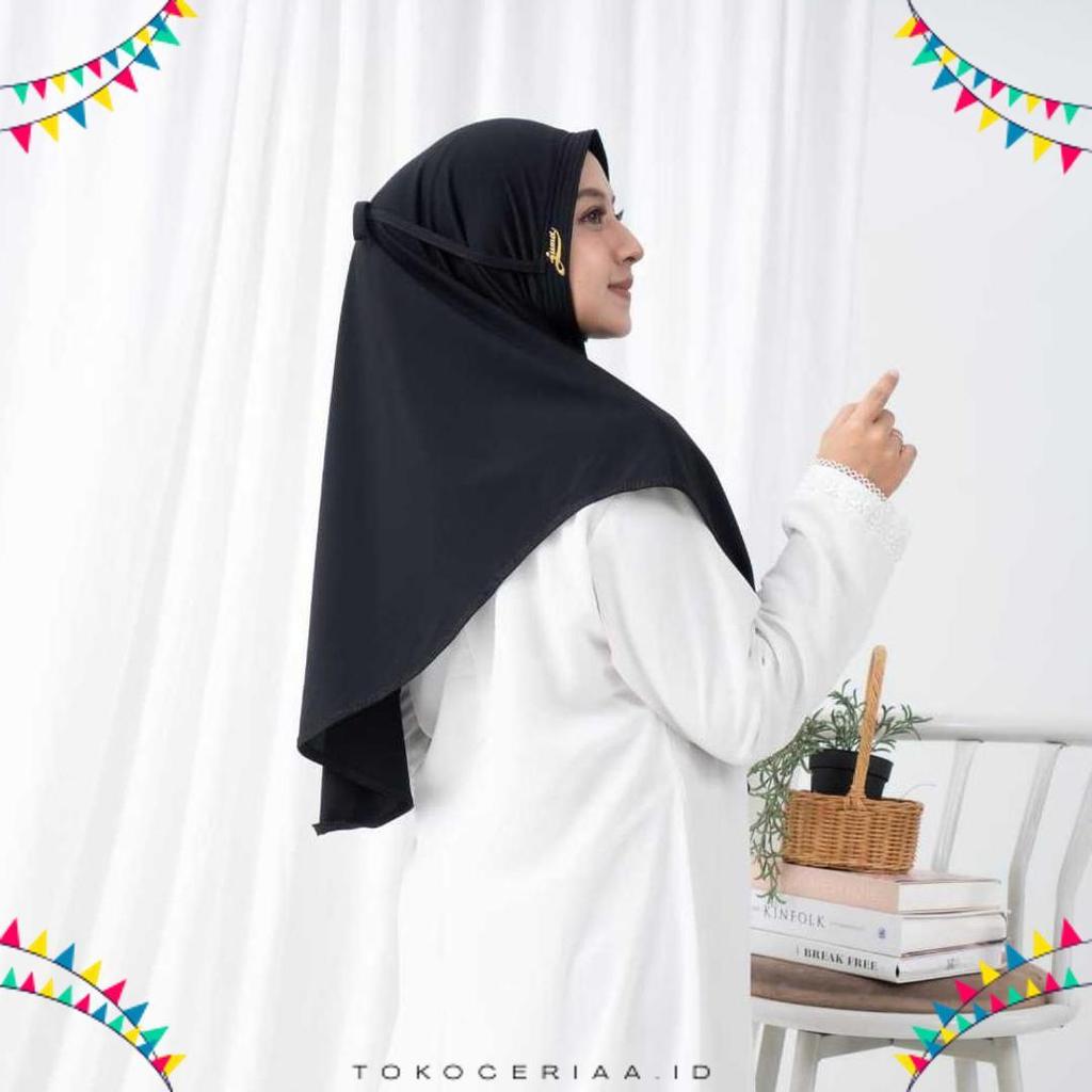 Juma Hijab Instan Jilbab Syria Tali Non Ped