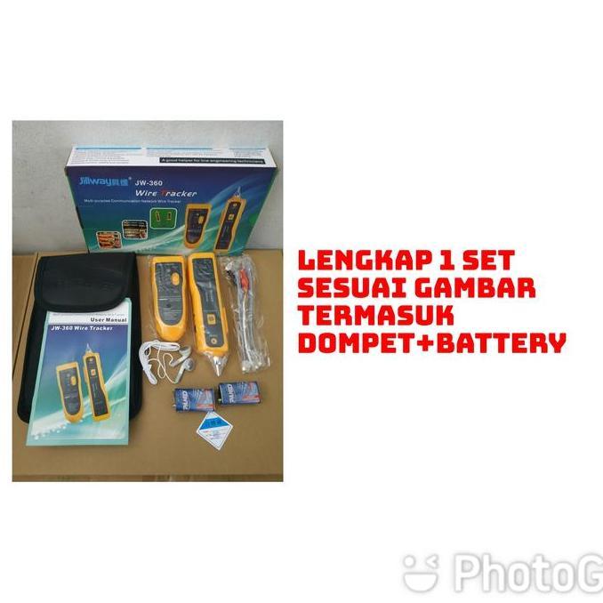 HARGA TERBAIK - Lan Tester Network Wire Tracker Line Finder Scan Cable RJ45 RJ11