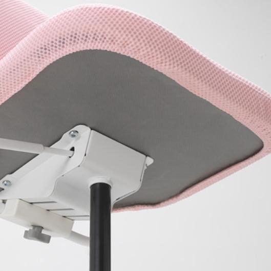 Kursi Putar Anak/Kursi Belajar Anak Beroda Cantik Minimalis _Pink