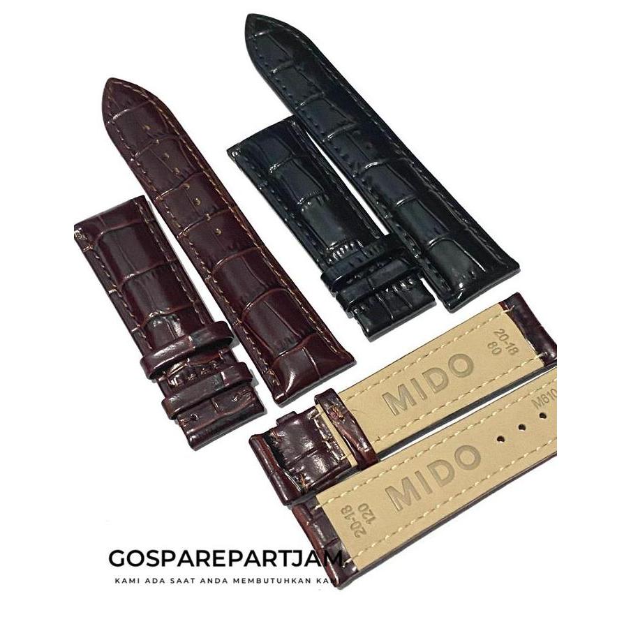Strap Tali Jam Tangan Mido Kulit Premium Kulit Asli