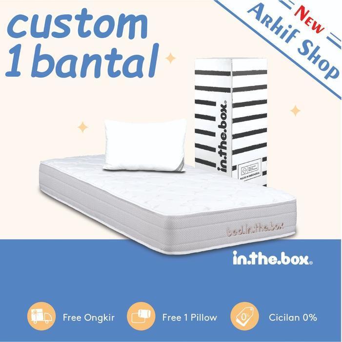SPRING BED KASUR IN THE BOX inthebox 90x180 (Custom Size)
