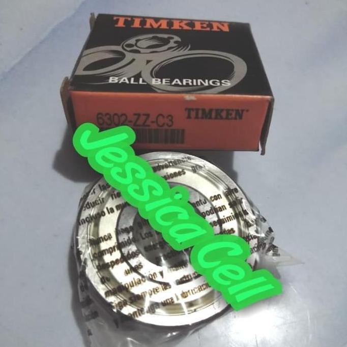 BALL BEARING 6302 2Z C3 TIMKEN / 6302 ZZ C3 TIMKEN