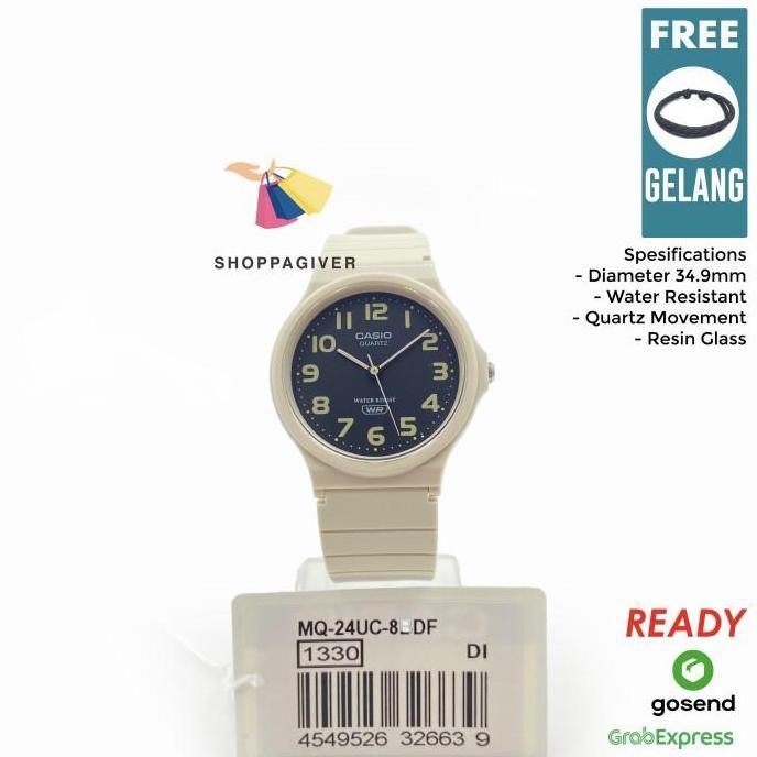 JAM TANGAN CASIO ORIGINAL MQ-24UC-8B / MQ-24UC-8BDF ANALOG UNISEX